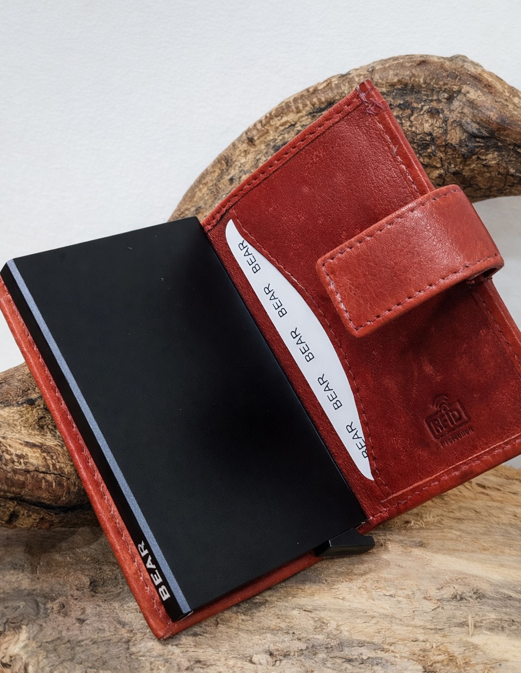 Bear Carteira Pele 6813 Red