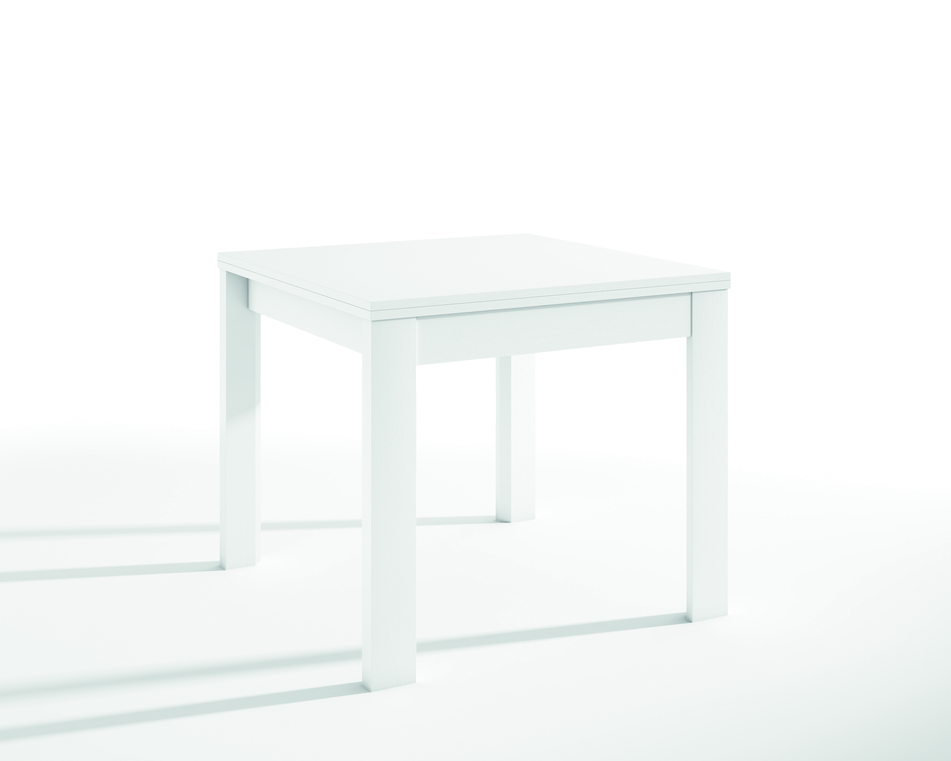 Mesa Quadrada Extensível Mixcasa Cor Branco