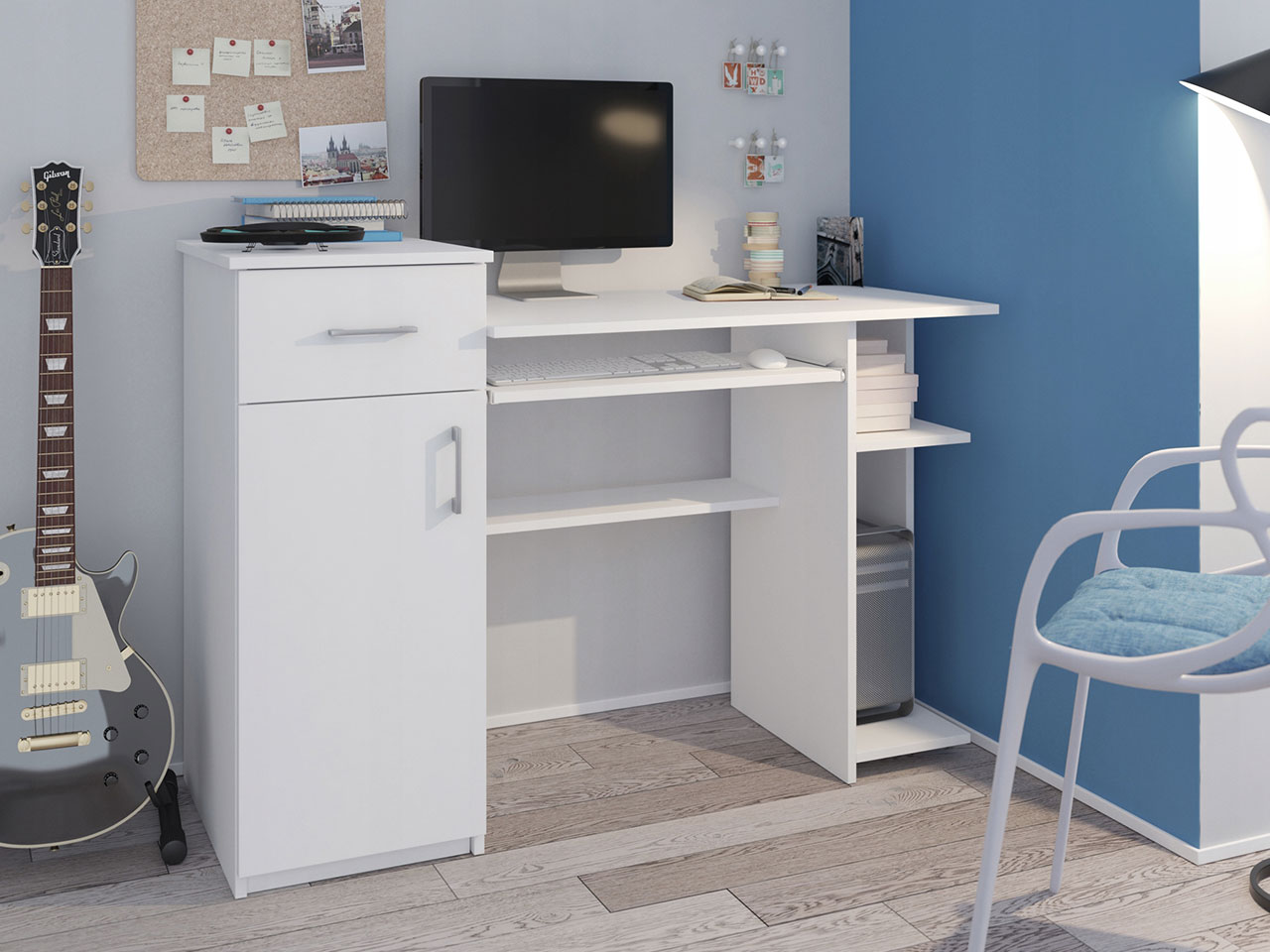 Secretária Orangs Branca