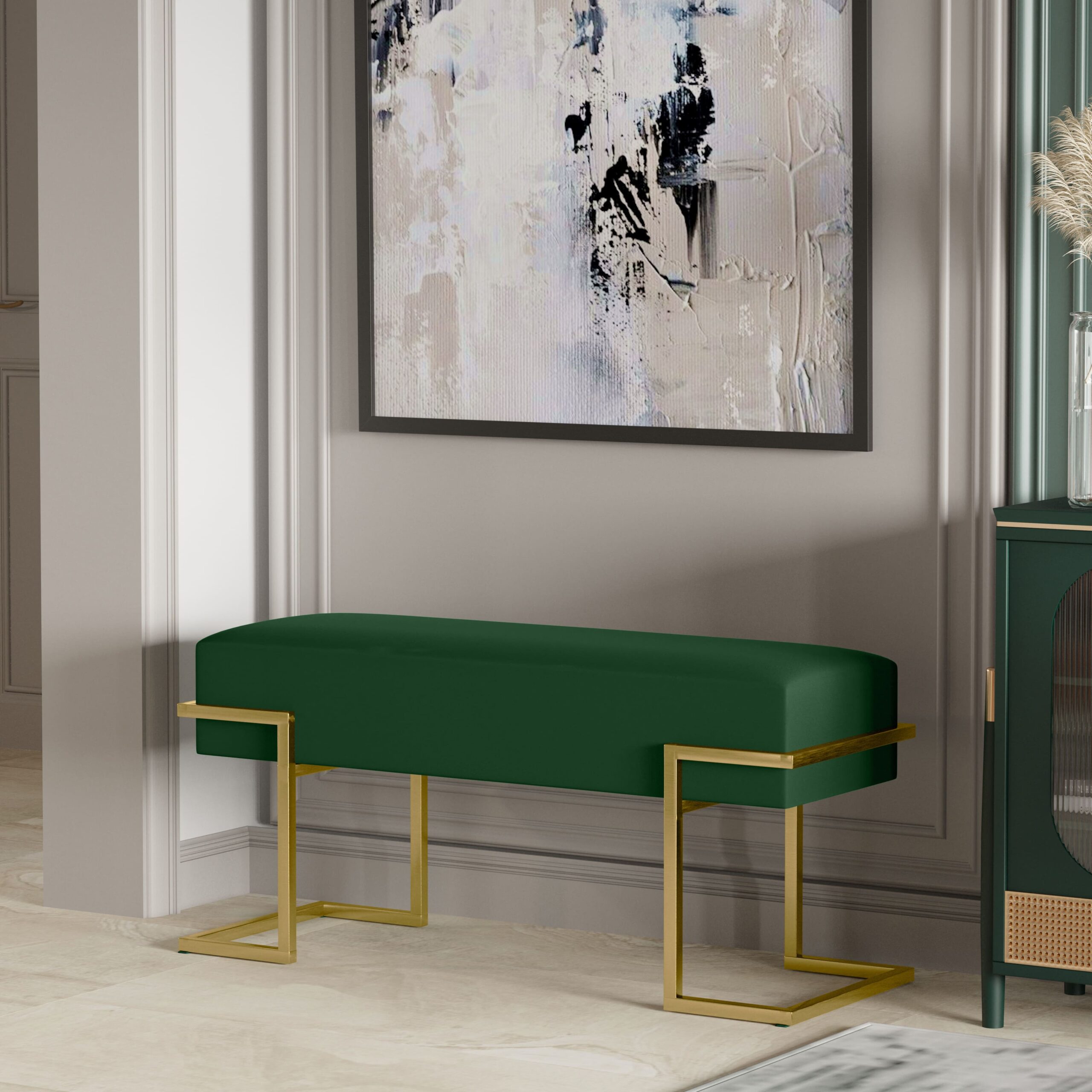 Banqueta Gold LK1 Verde 80cm 