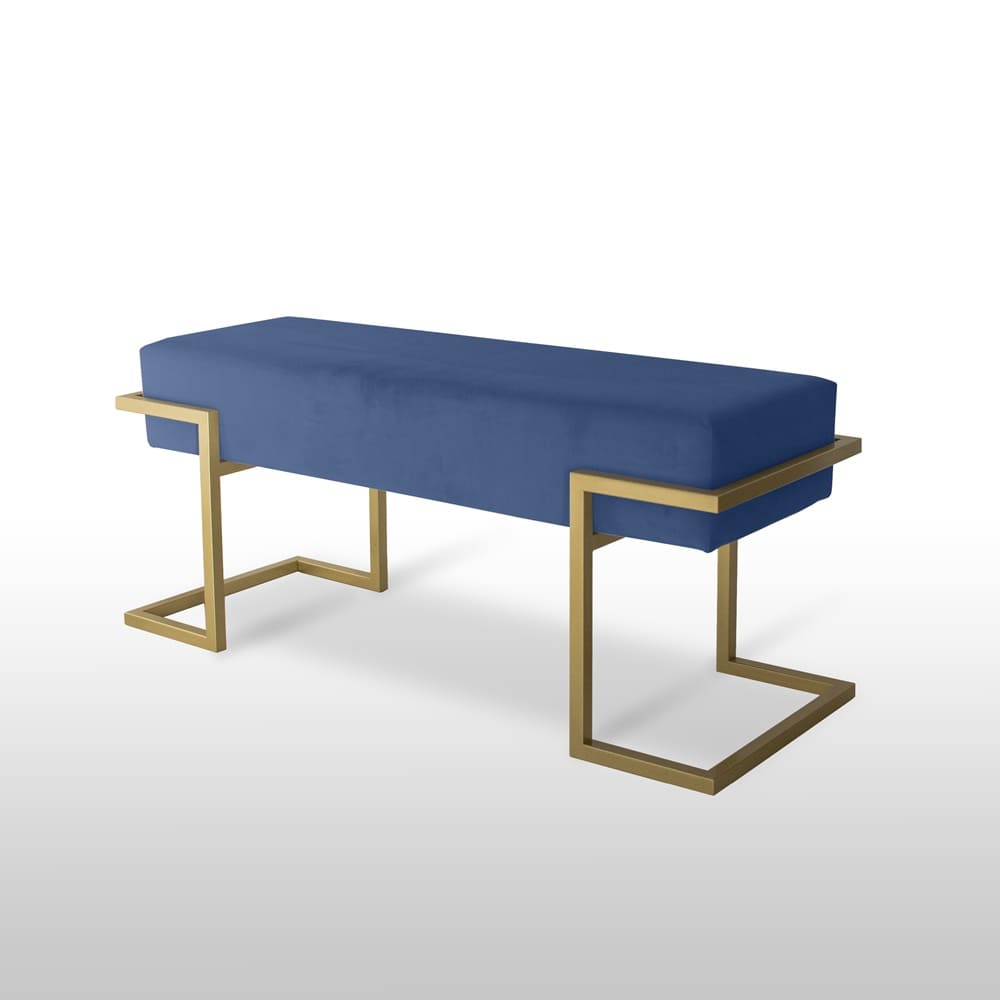 Banqueta Gold LK1 Azul 80cm 