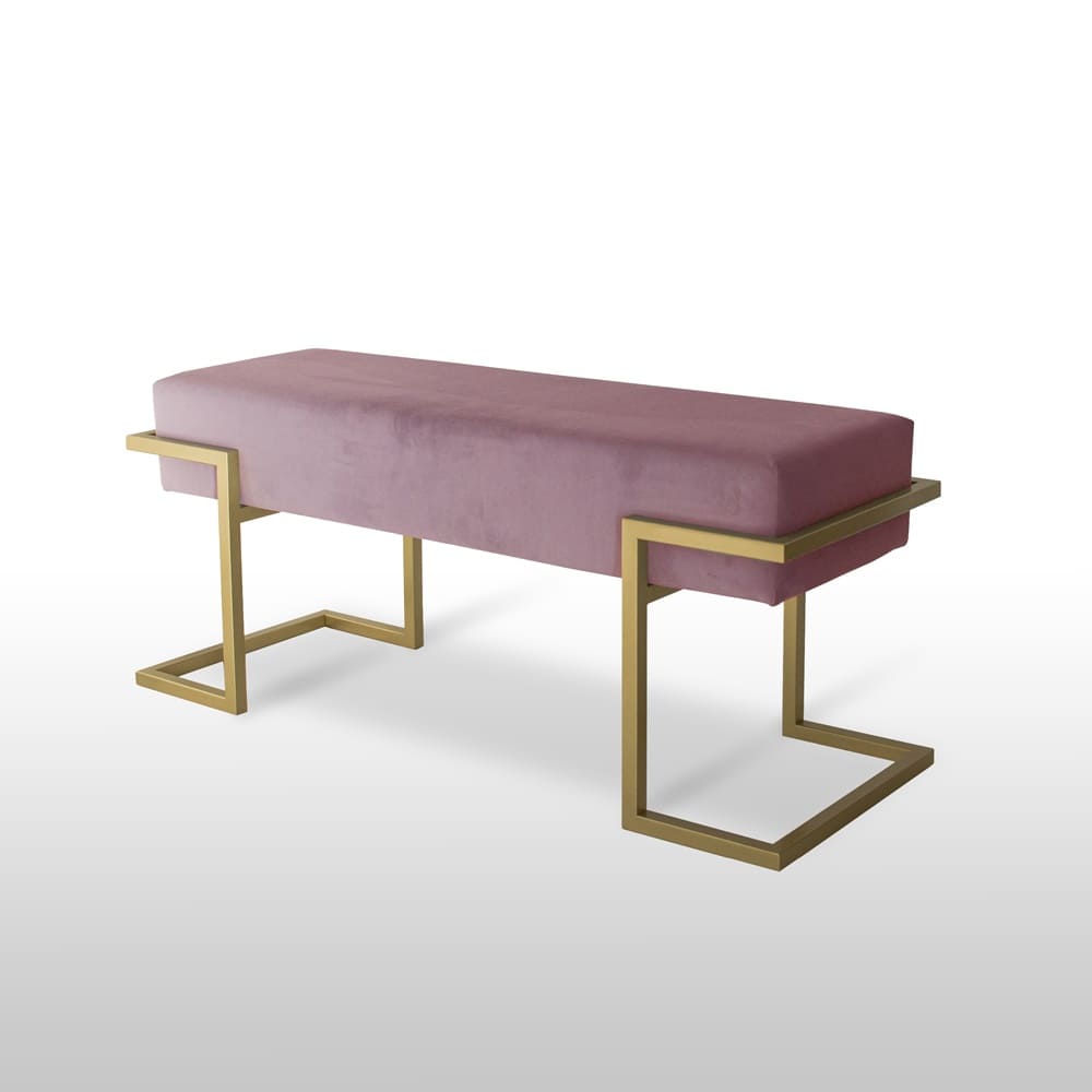 Banqueta Gold LK1 Rosa 80cm 