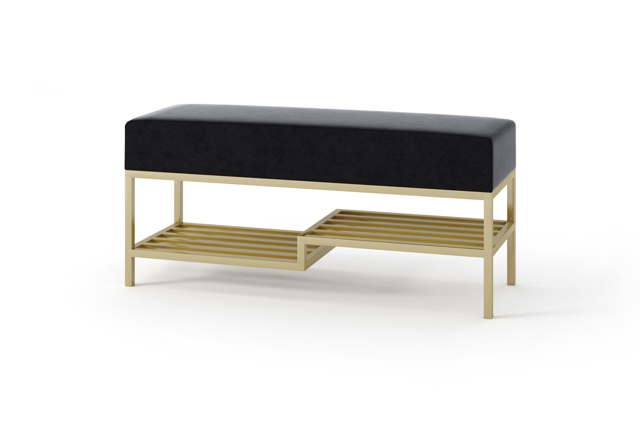Banqueta Gold LK2 Preto 80cm