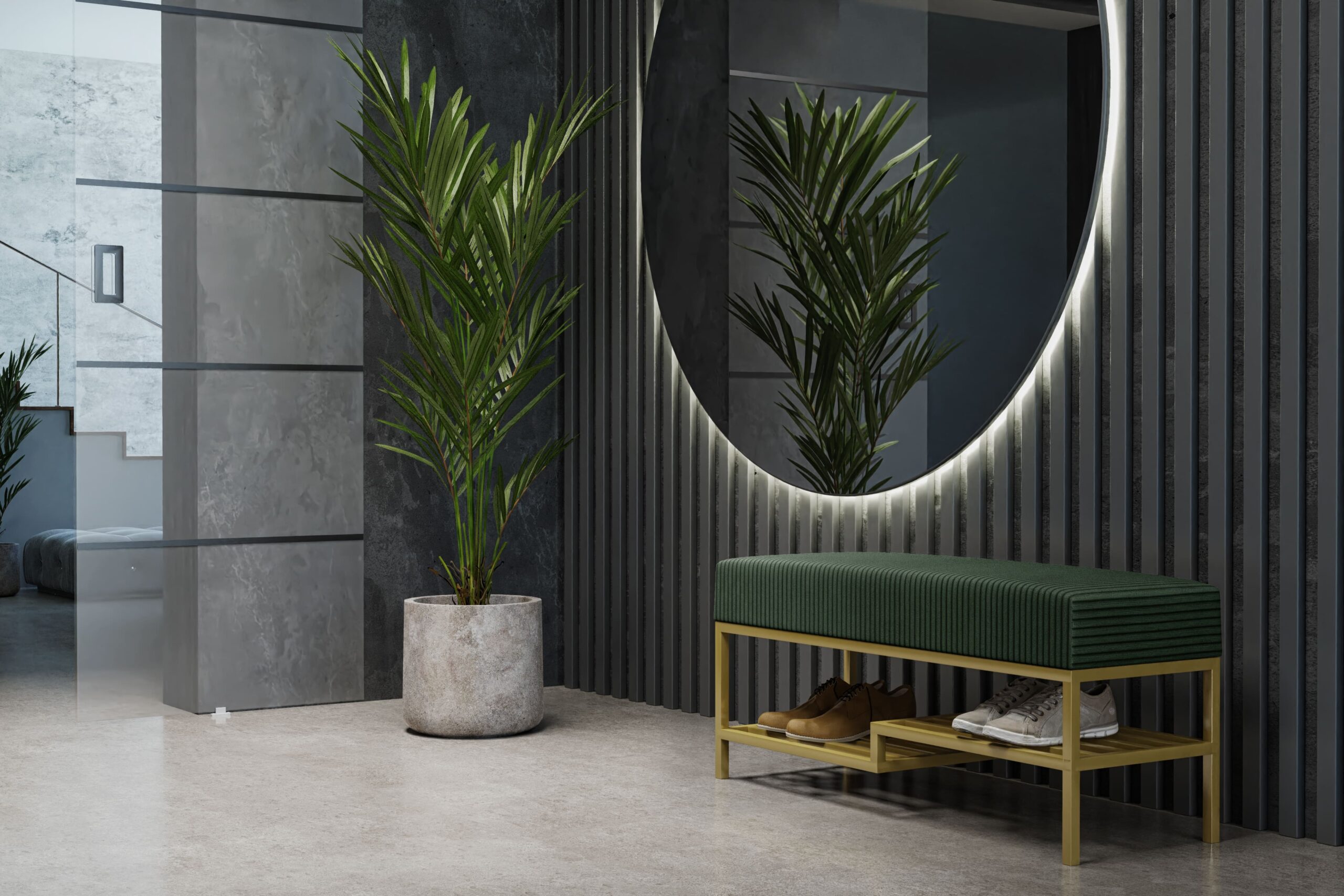 Banqueta Gold LK2 Verde 80cm