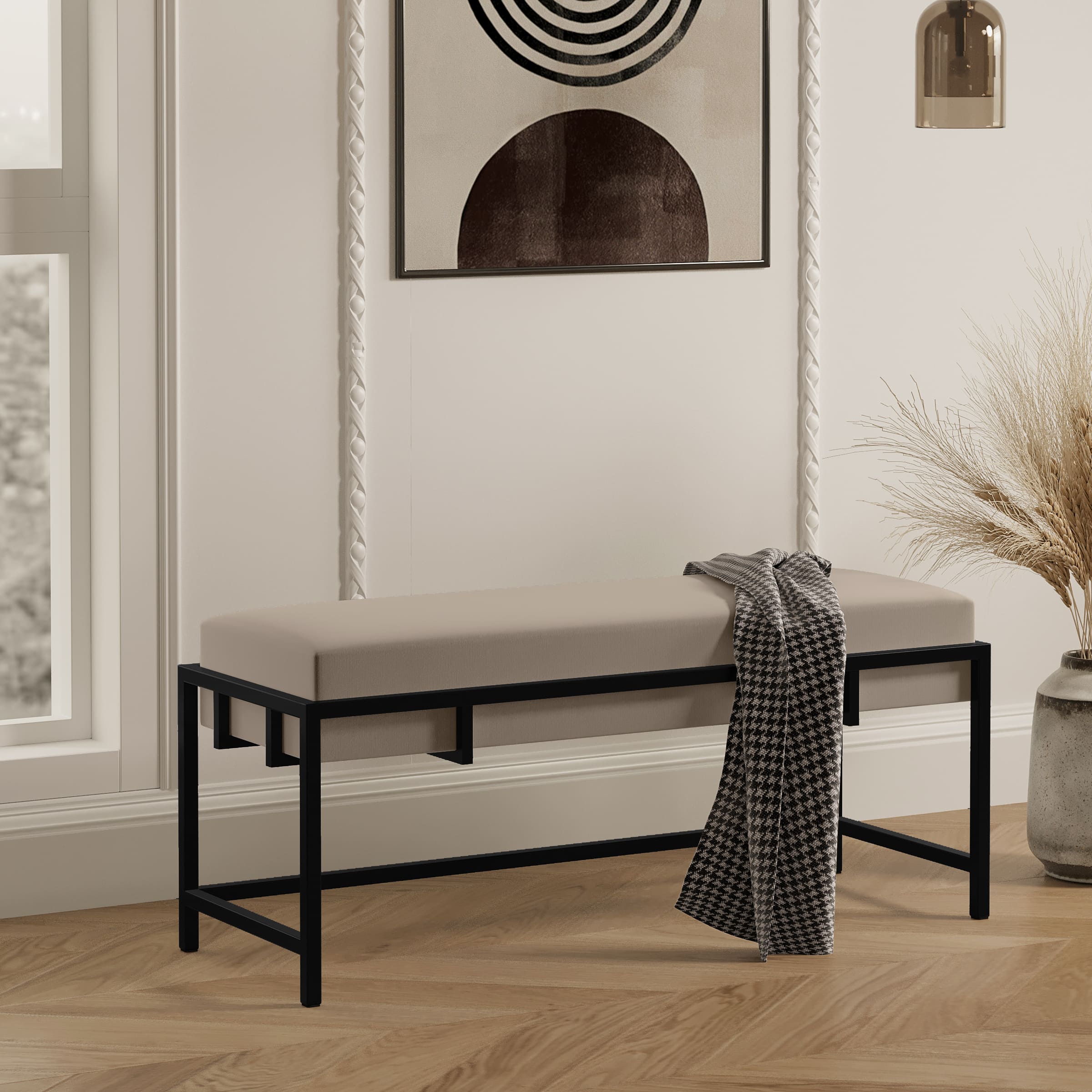 Banqueta Black LK3 Bege 80cm