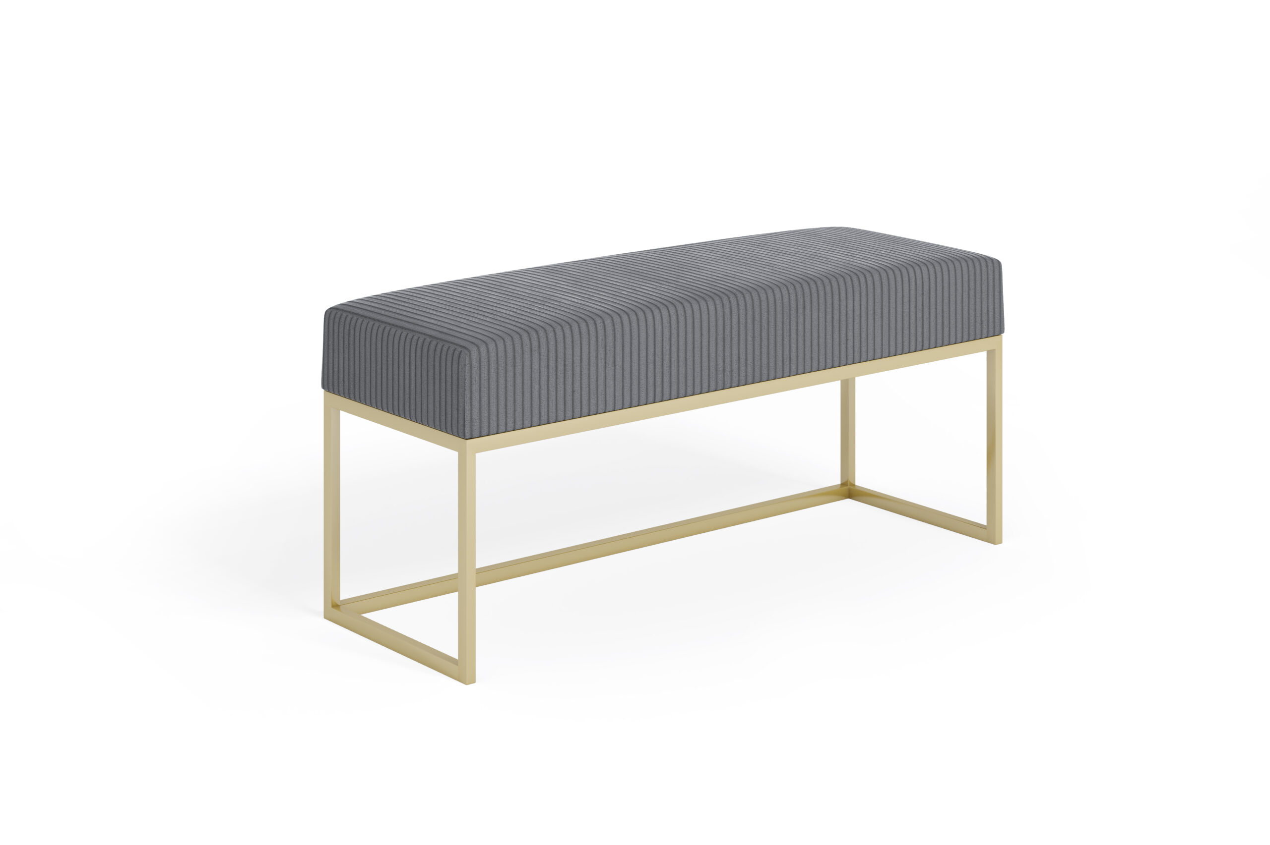 Banqueta Gold LK5 Cinza 100cm