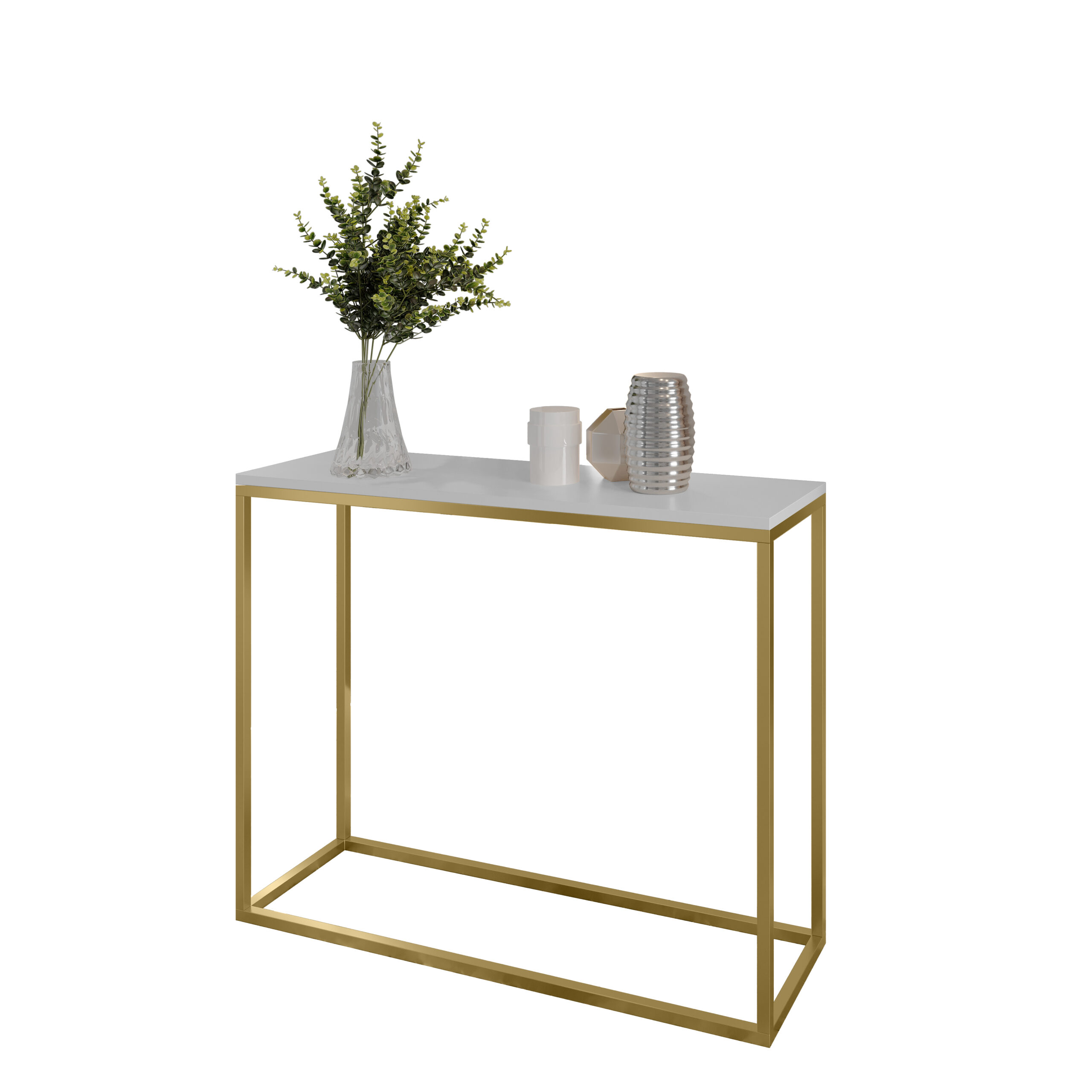 Consola SK1 Gold/Branco 80cm