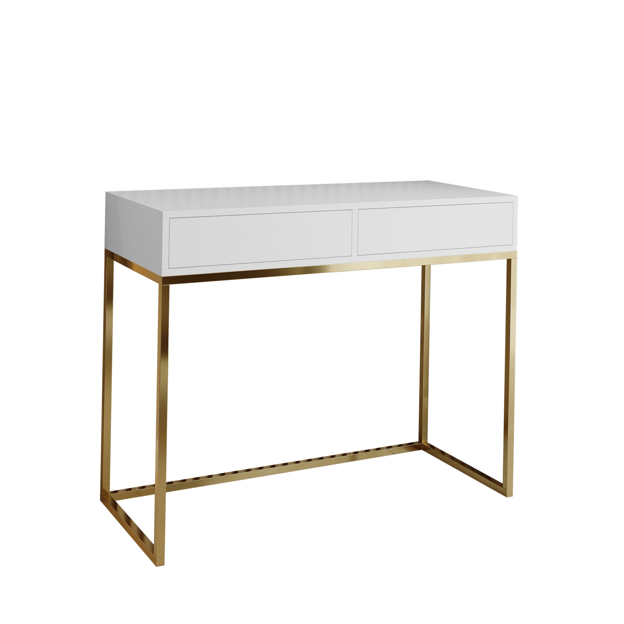 Consola SK2 Gold/Branco 80cm
