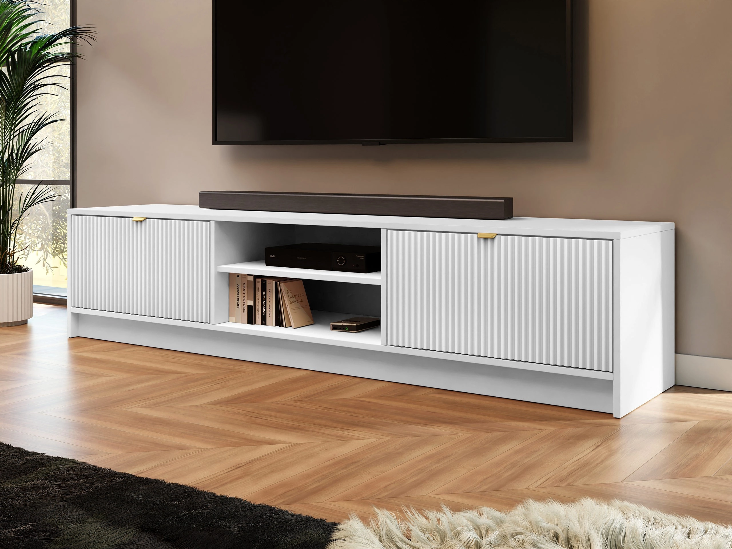 Móvel TV Tireno 180 Branco