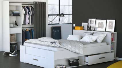Cama Pocket 200x160 Branca 