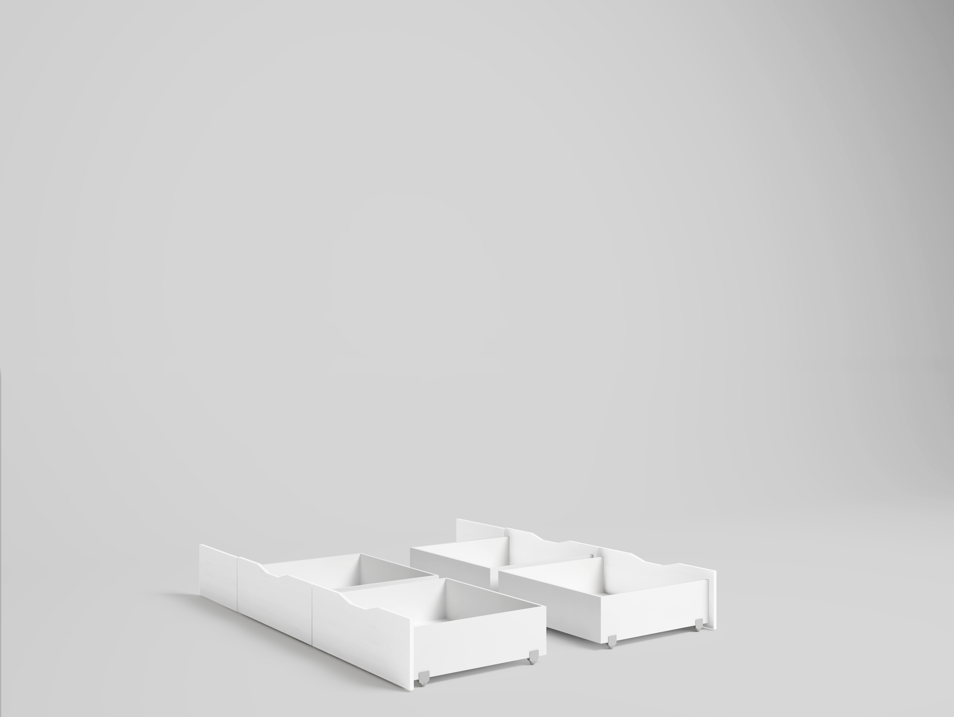 Conjunto 4 gavetas para cama Mixcasa 1